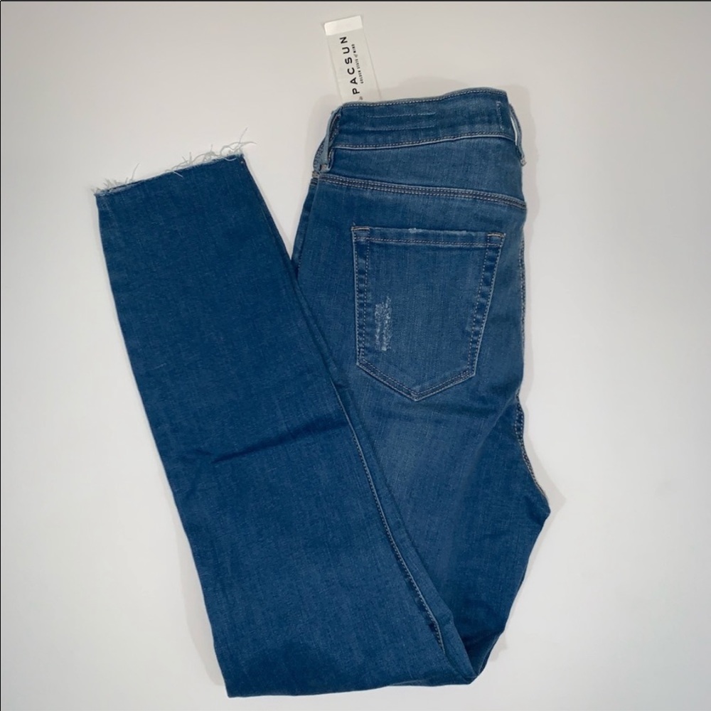 PacSun- High Rise Jeggings Del Amo Blue - Picture 6 of 6